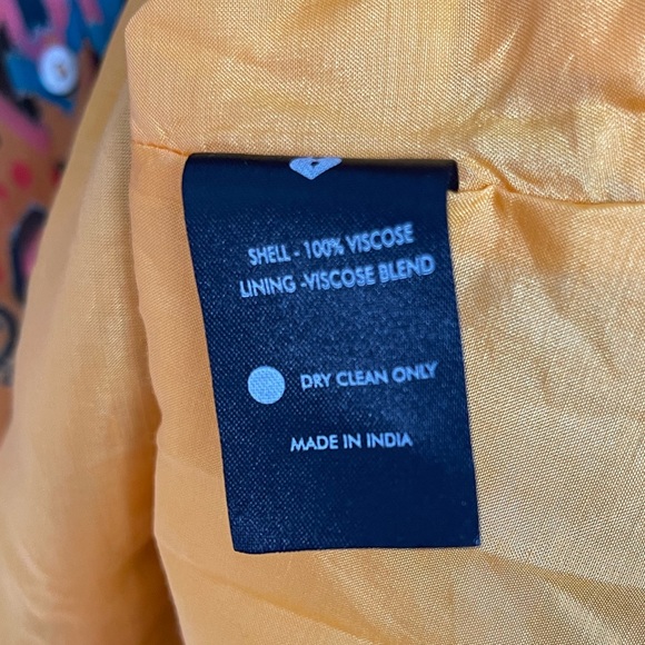 Emily Lovelock • Shirt Dress • 70s Retro Ikat • Maximalist Art Funky Preppy Fun - Picture 14 of 15